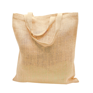 Сумка хозяйственная Bagsy Jute 270 г/м2, бежевая