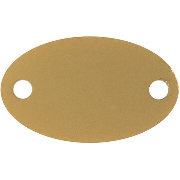 Шильдик металлический Alfa Oval, золотистый