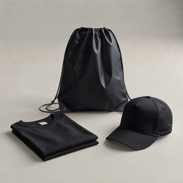 Набор MERCHPACK: футболка M/ L и бейсболка в рюкзаке