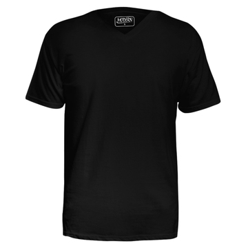 Футболка MODERN 155г V-ворот черный XXL