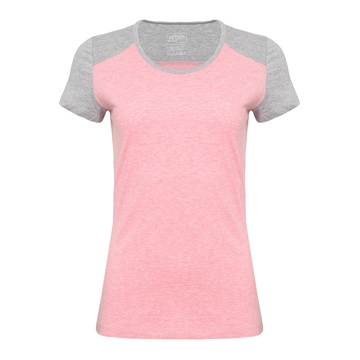 Футболка ЖЕН меланж/розовый 2XL (48-50)