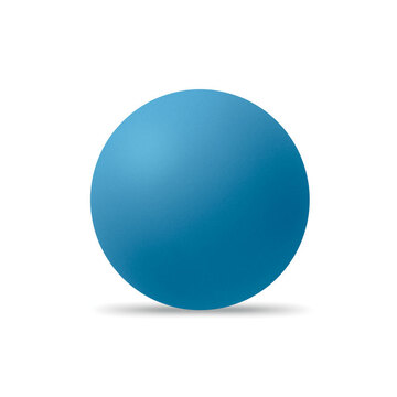 Мячик резиновый синий