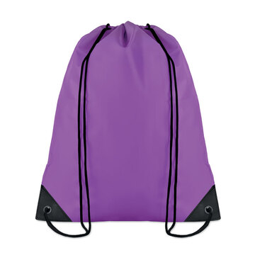 190T Polyester drawstring bag фиолетовый