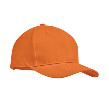 Brushed heavy cotton 6 panel Ba оранжевый