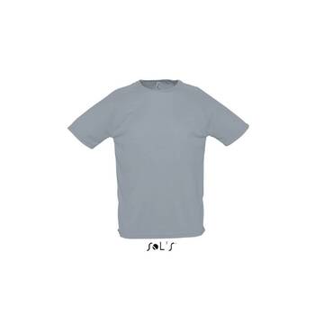 Футболка SPORTY, мужская, полиэстер 140. Серый XXL