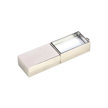 USB 2.0- флешка на 16 Гб кристалл в металле