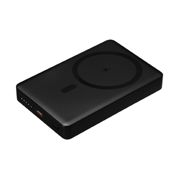 Внешний аккумулятор Атлантис Плюс PD (Atlantis PD Plus) 10000mAh с функцией беспроводной зарядки 15W, черный