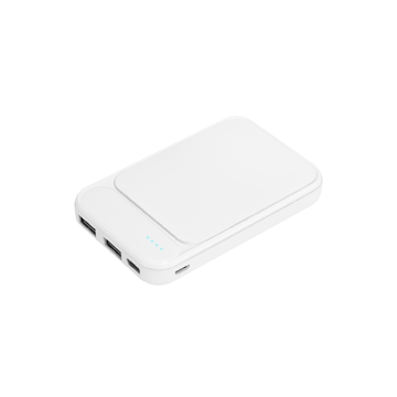 Внешний аккумулятор с подсветкой Старлайт PB (Starlight PB) 5000 mAh, белый