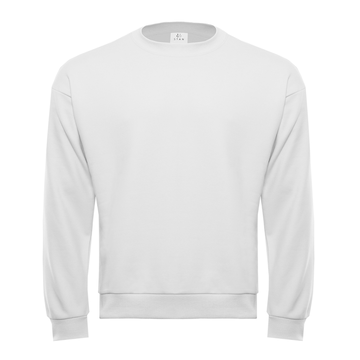 Свитшот унисекс STAN футер без начёса, 350, 96, Белый, (10/1) (56/XXXL)