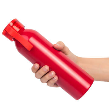 Бутылка для воды VIKING RED 650мл. Красная с красной крышкой 6144.03