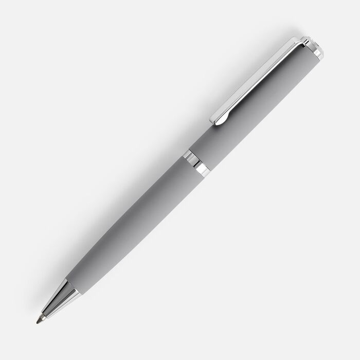 Ручка шариковая Inkish Chrome в футляре, серая