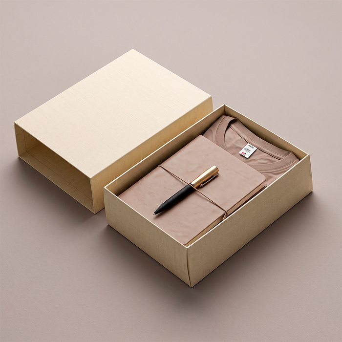 Набор подарочный Welcome Box: футболка LIBRA размер M/L, ежедневник, ручка в коробке
