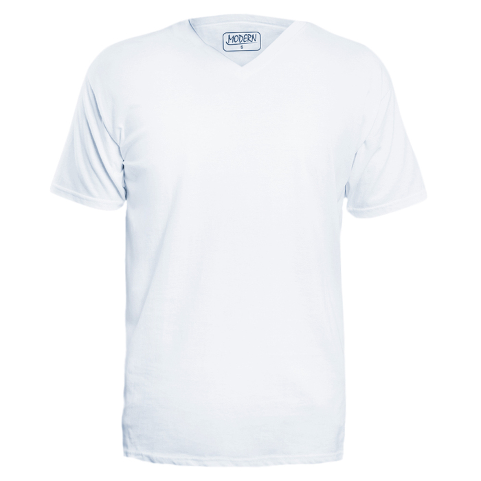Футболка MODERN 155г V-ворот белый XXL