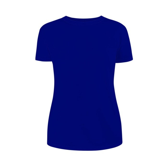 Футболка женская 155 г/м кв кругл. ворот я.-синяя 2XL (48-50)