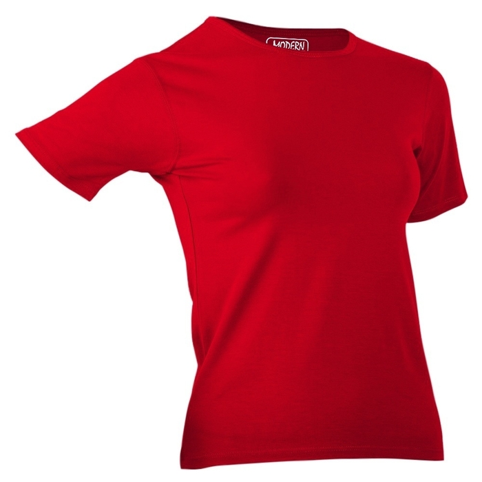 Футболка Ladies 180г/м кв. кругл. ворот красная 2XL (48-50)