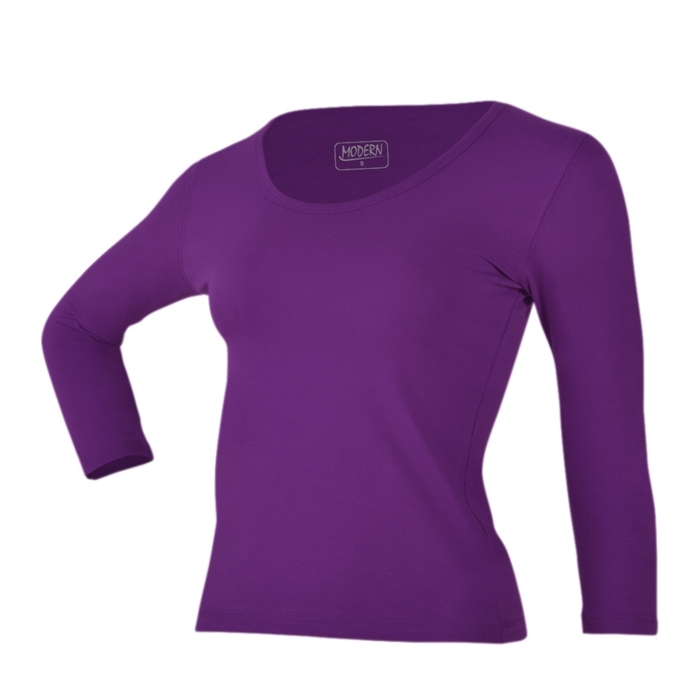 Футболка Ladies фиолетовая L (44-46) (200г/м 2, рукав 3/4)