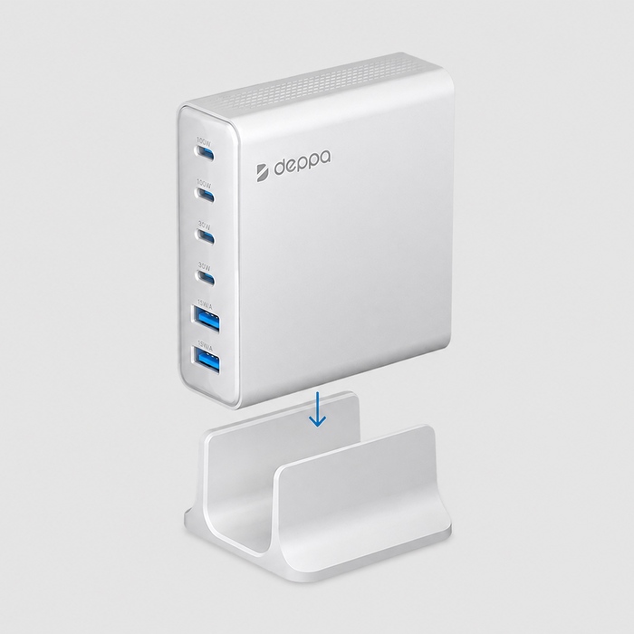 Зарядная станция 4xUSB Type-C, 2xUSB, PD, QC, 160Вт