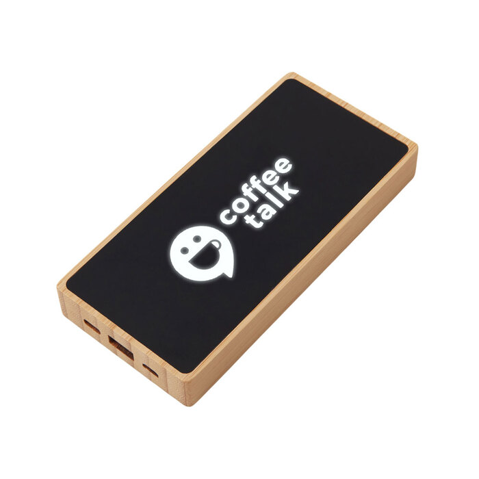 Внешний аккумулятор с подсветкой лого и солнечной панелью «Reedia S1», 10000 mAh