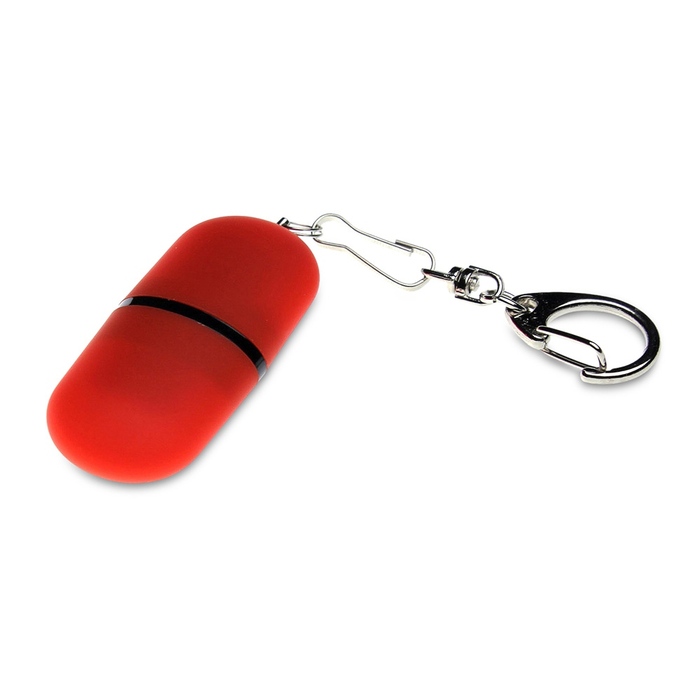 USB 2.0- флешка «Goutte Soft-touch» на 128 Гб каплевидной формы