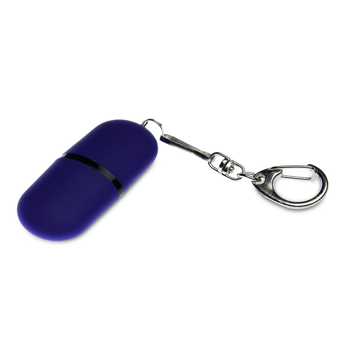 USB 2.0- флешка «Goutte Soft-touch» на 128 Гб каплевидной формы