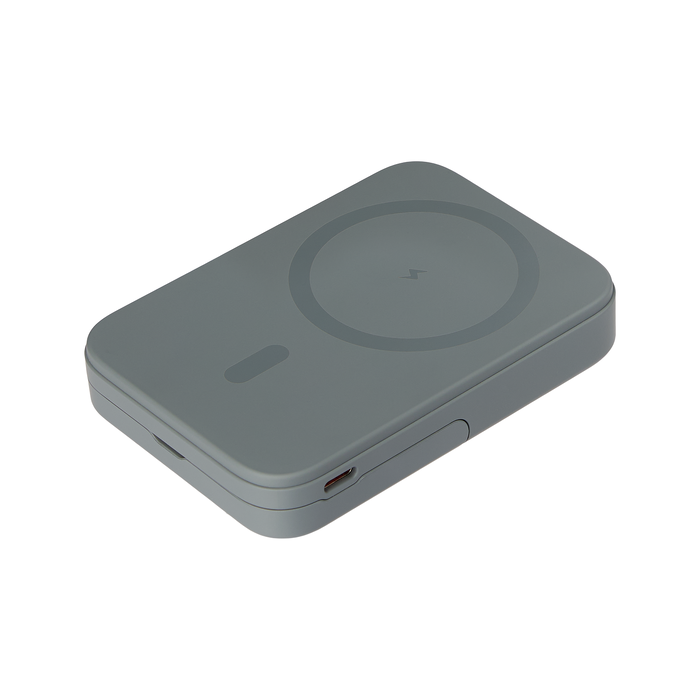 Внешний аккумулятор Юнион PD (Union PD) 10000mAh с функцией беспроводной зарядки 15W, серый