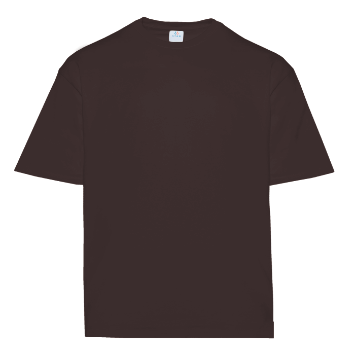 Футболка унисекс оверсайз STAN хлопок 260, 156, Тёмно-Шоколадный, (107) (44/XS)