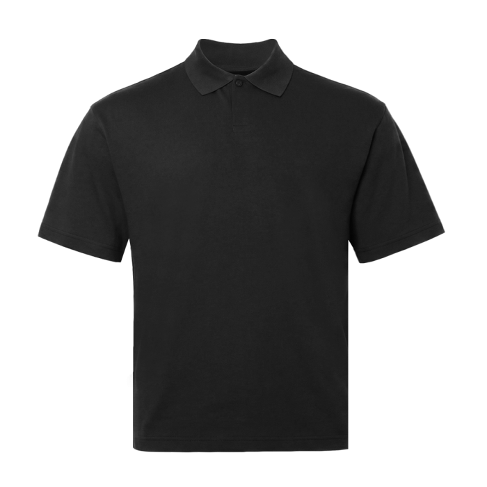 Поло STAN, хлопок 240, 401, Чёрный, (20) (44/XS)