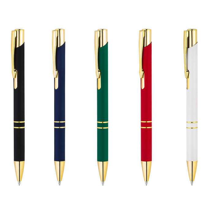 Ручка KOSKO SOFT GOLD Красная 1029.03